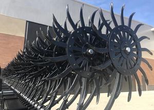 Großhandel Agri Produkte Pinne Unkraut grubber Wärme behandelt 21 "Stahl Rotary Hoe Wheel AN142664 3400-111 - Product Image 3