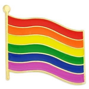 Das neue Hot Metal Craft Abzeichen Großhandel Lgbt Lesben Homosexuell Stolz Flagge Kleidung Dekoration Benutzer definierte Metall Emaille Anstecknadel Regenbogen - Product Image 5