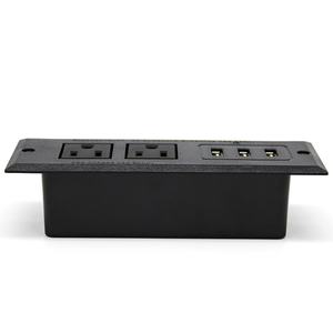 By213 bán buôn 5V 2.1A chúng tôi thông minh Power Strip Ổ cắm điện kép Ổ cắm điện với 3 cổng <span class=keywords><strong>USB</strong></span> S023 - Product Image 3