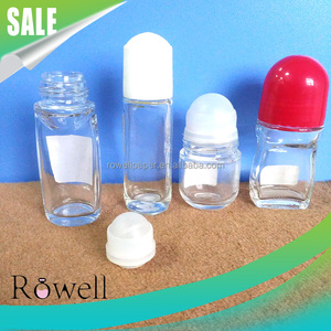 Rolisette en verre déodorant 1.75oz, avec grande boule à bille, forme fantaisie personnalisée, 50ml, 1 pièce - Product Image 2