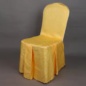 Chaise d'or couverture/couverture de chaise de banquet de mariage