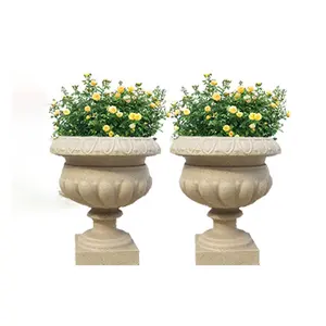 Stampi per vasi da fiori in cemento da giardino in materiale plastico