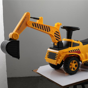 Electric 6V Battery Operated <strong>Ride</strong> <strong>on</strong> Car &amp; <strong>Digger</strong> Preschool Walker Children Role Play Toy for 2-4 Years - Product Image 1