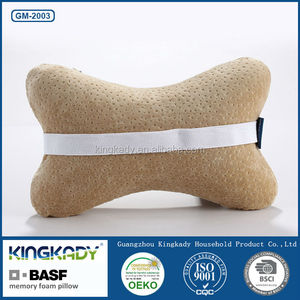 nueva venta al por mayor de espuma de memoria Confirtable <span class=keywords><strong>la</strong></span> forma del hueso espuma de memoria cuello almohada tetas - Product Image 1