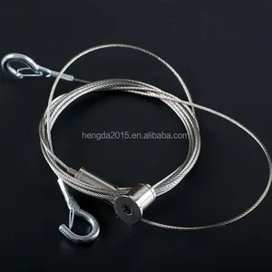 Factory Direct Sale High Quality Suspended Ceiling Hanging Rod Y-Fit Cable Gripper Lighting Cable With Spring Hook