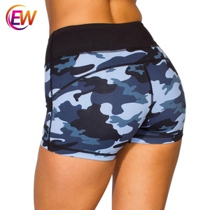 Shorts de compression en nylon et spandex pour femmes personnalisés pour le cyclisme - Product Image 3