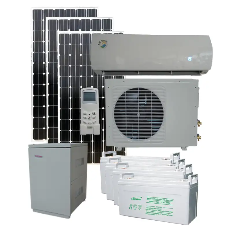 48V off/on grid Solar air conditioner 12000 18000 24000 btu for buildings Philippines