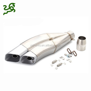 Silenciador <span class=keywords><strong>de</strong></span> motocicleta <span class=keywords><strong>de</strong></span> nuevo diseño, tubo <span class=keywords><strong>de</strong></span> <span class=keywords><strong>escape</strong></span> <span class=keywords><strong>doble</strong></span> - Product Image 5
