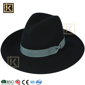 JAKIJAYI llano patrón adultos <span class=keywords><strong>grupo</strong></span> de edad invierno hecho a mano 100% custom hombres mujeres moda de lana sombreros de fieltro - Product Image 1