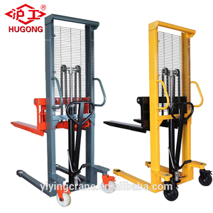 HUGO-Apilador de palés manual, 2 toneladas, 2000kg, 4400lbs, nueva carretilla elevadora de 4400lbs con componente de bomba de núcleo - Product Image 2