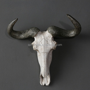 Resin Big Wholesale Cow <strong>Skull</strong> Wall Hanging <strong>Decoration</strong> - Product Image 6