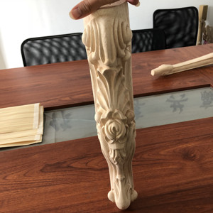 Gambe per divano in legno massello piedini per <span class=keywords><strong>mobili</strong></span> antiche gambe intagliate - Product Image 4