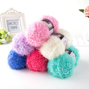 COOMAMUU doux fausse fourrure Mohair <span class=keywords><strong>laine</strong></span> cachemire fil en peluche vison fil pour bricolage tricot à la main Crochet pull fil bébé <span class=keywords><strong>m</strong></span>élange fil - Product Image 1