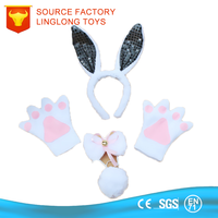 Nouveaux Articles Cadeaux En Gros Jouet De Chine Fantaisie Boule Renard Coton Bandeau Trois Pièces Adulte Enfant Nourrisson Cos Carnaval Costume