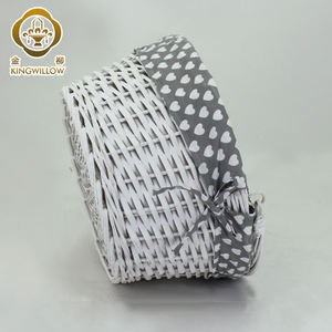 Cestini eco-friendly cesti in <span class=keywords><strong>vimini</strong></span> di arte popolare con panno per la conservazione per la cucina e il bagno - Product Image 4