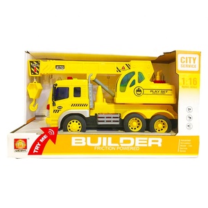Camión <span class=keywords><strong>de</strong></span> Ingeniería <span class=keywords><strong>de</strong></span> Juguete <span class=keywords><strong>de</strong></span> Plástico con Retroceso, Coche <span class=keywords><strong>de</strong></span> Fricción Pequeño - Product Image 2
