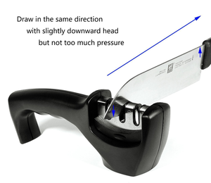 Commercio all'ingrosso professionale manuale in acciaio inox per affilare i coltelli - Product Image 3