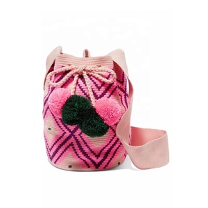 Personalizzato Popolare di Modo Colorato Piccolo Handmade Wayuu Mochila Borsa Delle Donne Crochet di Un Sacchetto di Spalla - Product Image 6