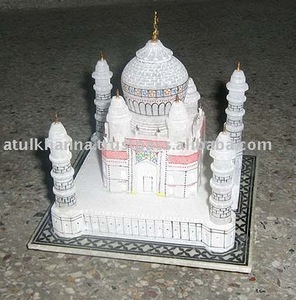 Modèle du Taj Mahal, cadeau artisanal pour la Saint-Valentin - Product Image 1