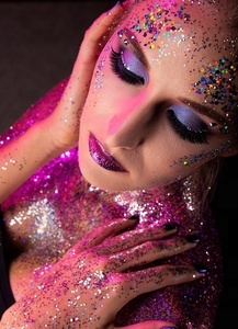 GP Gel Trasparente Lavabile per il Corpo con Glitter, Fissatore per Trucco, 4ML, Colla per il Corpo - Product Image 3