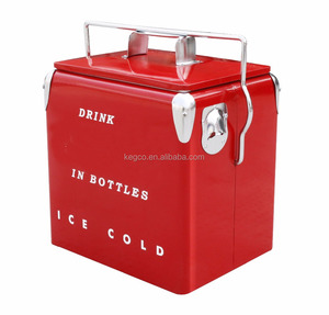 13L ICE CHEST Ice bucket Metal foam cooler box