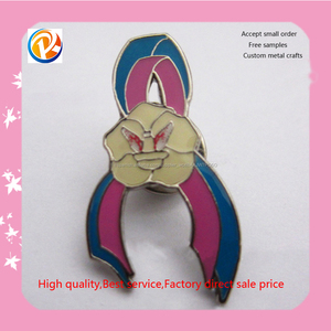 2016 comercio al por mayor de <span class=keywords><strong>primera</strong></span> calidad conejo de metal de encargo insignia de la cinta - Product Image 1