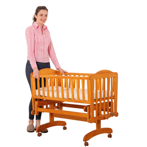 Venta caliente moderno Nuevo nacido bebé cunas con ruedas - Product Image 6