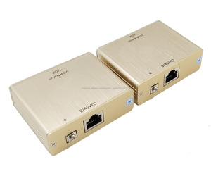 <span class=keywords><strong>VGA</strong></span> <span class=keywords><strong>balun</strong></span> extender kit sobre Cat5/6 UTP <span class=keywords><strong>video</strong></span> emisor receptor para CCTV 100 M pasivo no necesita fuente Suministro - Product Image 2