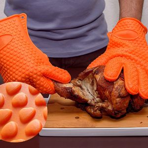 Hot Sale Heat-resistent BBQ Silicone <strong>Glove</strong> Set BBQ Combo Silicone <strong>Gloves</strong> Bear <strong>Claw</strong> Set Wholesale - Product Image 2