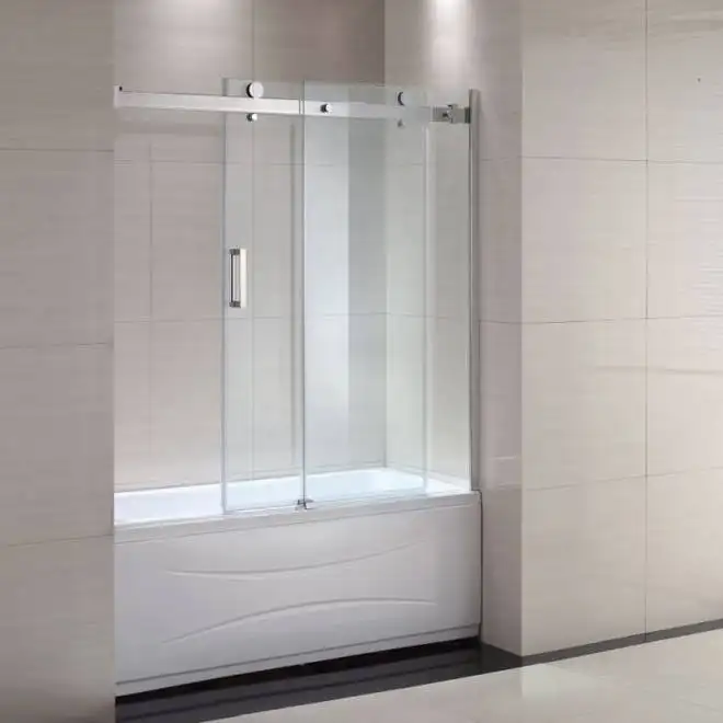 Puertas de ducha deslizantes para bañera con cristal Nano easy clean D99