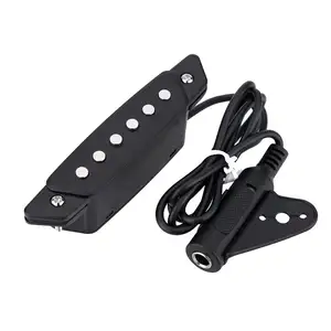 Magnetik Lubang Suara EQ Equalizer Preamp Lubang Suara Gitar Pickup untuk 39 "untuk 42" Gitar Rakyat Akustik