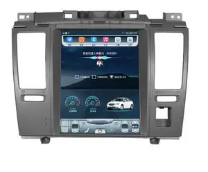 Pemutar Multimedia Mobil 10.4 Inci, Gaya Tesla Android 7.0 32G ROM Gps Mobil Video Radio Di Dasbor untuk Nissan Tiida 2008-2011