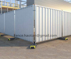 Hàng Rào Bằng Thép Tạm Thời Xây Dựng Tấm Chắn Bụi Hàng Rào Kim Loại Không Phối Cảnh - Product Image 5
