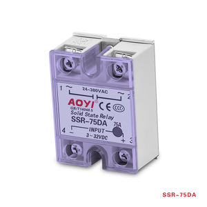 AOYI SSR serisi tek fazlı Solid State röle SSR-75DA DC LED ışık - Product Image 3