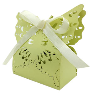 Benutzer definierte elegante Papier Hochzeits tür Geschenk box Pappe Cmyk Pantone Geschenk & Handwerk 500 Stück ISO9001 OEM/ODM Akzeptieren Biologisch abbaubar - Product Image 1