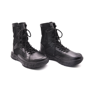 Botas tácticas súper ligeras de cuero negro Arena, suela de EVA vibrantes antideslizantes, altura del tobillo, entrenamiento de invierno, senderismo, zapatillas para correr - Product Image 2