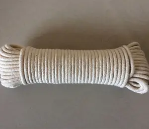4ミリメートルナチュラル編組綿ロープ販売