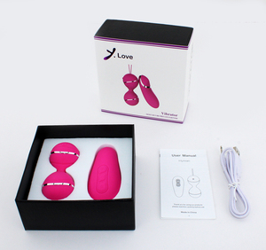 Y.Love mainan getar telur seksi alat olahraga bola <span class=keywords><strong>Kegel</strong></span> silikon bergetar telur dengan pengendali jarak jauh Vibrator untuk wanita mainan seks - Product Image 6