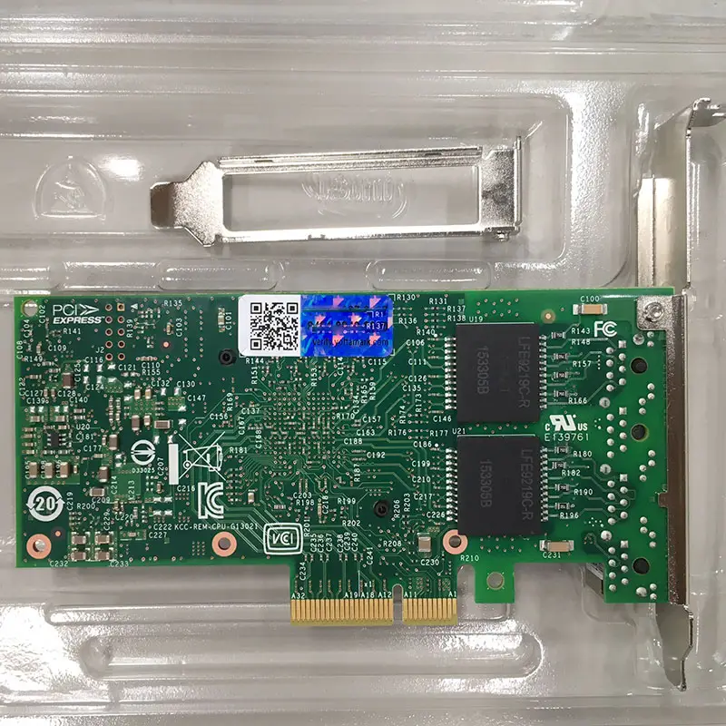 [Factory Sealed] I350T4V2 Quad Port 10/100/1000Mbps PCI-Express 2.0 4 x RJ45 Server Network Card