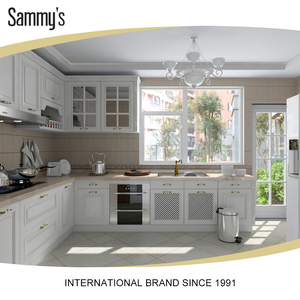 Conception de la cuisine américaine avec comptoir plat bordure <span class=keywords><strong>accueil</strong></span> cabinet - Product Image 4