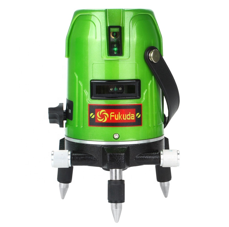 Fukuda Green Laser Level - Precision 5 Line 360 Rotary