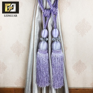 Cổ Điển Treo Bóng Móc <span class=keywords><strong>Tie</strong></span> Trở Lại Phụ Kiện Bán Buôn Hiện Đại Rèm Tua Tieback - Product Image 6