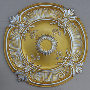 <span class=keywords><strong>Roseta</strong></span> <span class=keywords><strong>de</strong></span> Techo Moderna <span class=keywords><strong>de</strong></span> Poliuretano HN-039, Duradera y Ecológica, para Decoración Interior y Exterior - Product Image 1