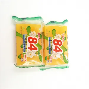 transparent clothes washing yellow laundry detergent bar soap