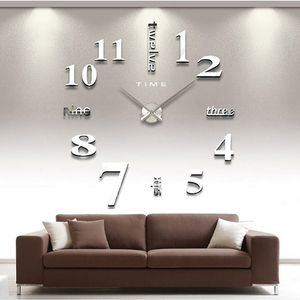Della novità <span class=keywords><strong>moderno</strong></span> design per la casa decorativo autoadesivo della <span class=keywords><strong>parete</strong></span> <span class=keywords><strong>orologio</strong></span> 3D senza telaio <span class=keywords><strong>grande</strong></span> DIY <span class=keywords><strong>orologio</strong></span> <span class=keywords><strong>da</strong></span> <span class=keywords><strong>parete</strong></span> - Product Image 2
