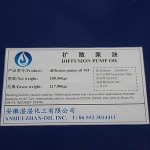 Aceite de Bomba de Difusión de Silicona 704, DC704 KS274, Utilizado como Fluido de Funcionamiento de Bomba de Difusión con Requisitos Ultra Altos - Product Image 6