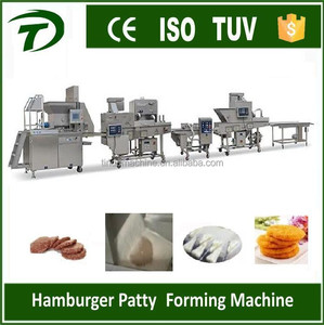 Máquina de hacer pastel de fabricante de hamburguesa hamburguesa de pollo línea de proceso - Product Image 1