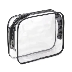 Kunden spezifische Reise transparente PVC-Toilette Kosmetik tasche klar Make-up-Tasche für Frauen