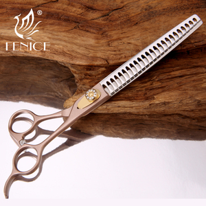 Fenice japon – <span class=keywords><strong>ciseaux</strong></span> <span class=keywords><strong>de</strong></span> <span class=keywords><strong>toilettage</strong></span> professionnels en acier inoxydable, or Rose, 440C - Product Image 1