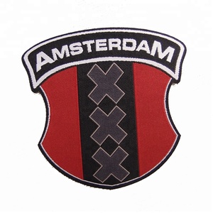 Insigne tissé de thermoscellage uniforme de veste - Product Image 4